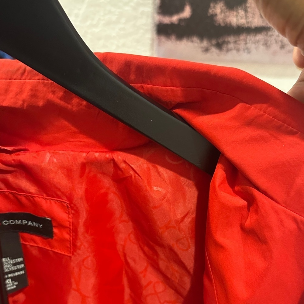 New York & Company Short Red Trench Coat - Picture 13 of 14